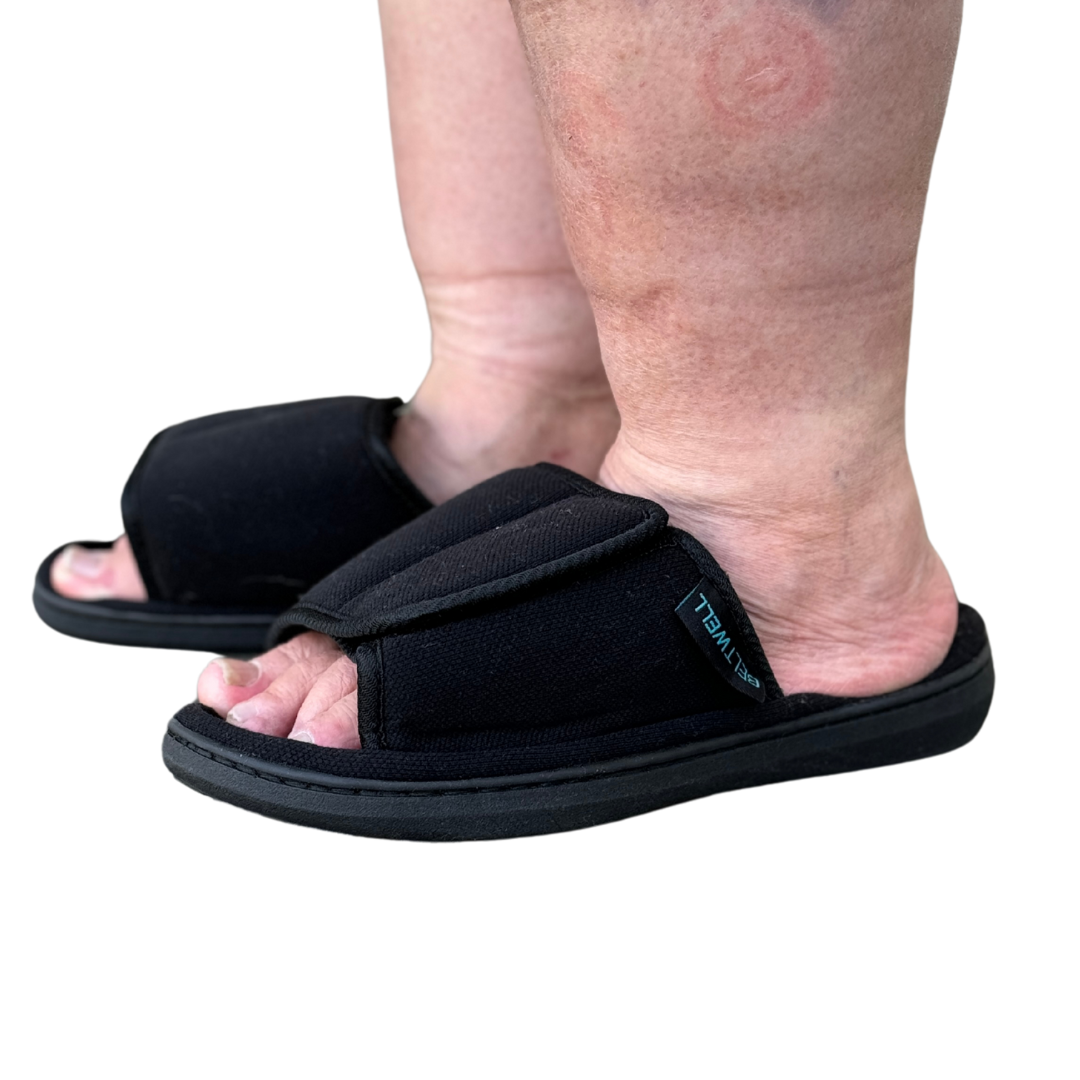 Beltwell® – Extraweite und verstellbare Hausschuhe für geschwollene Füße für Damen und Herren