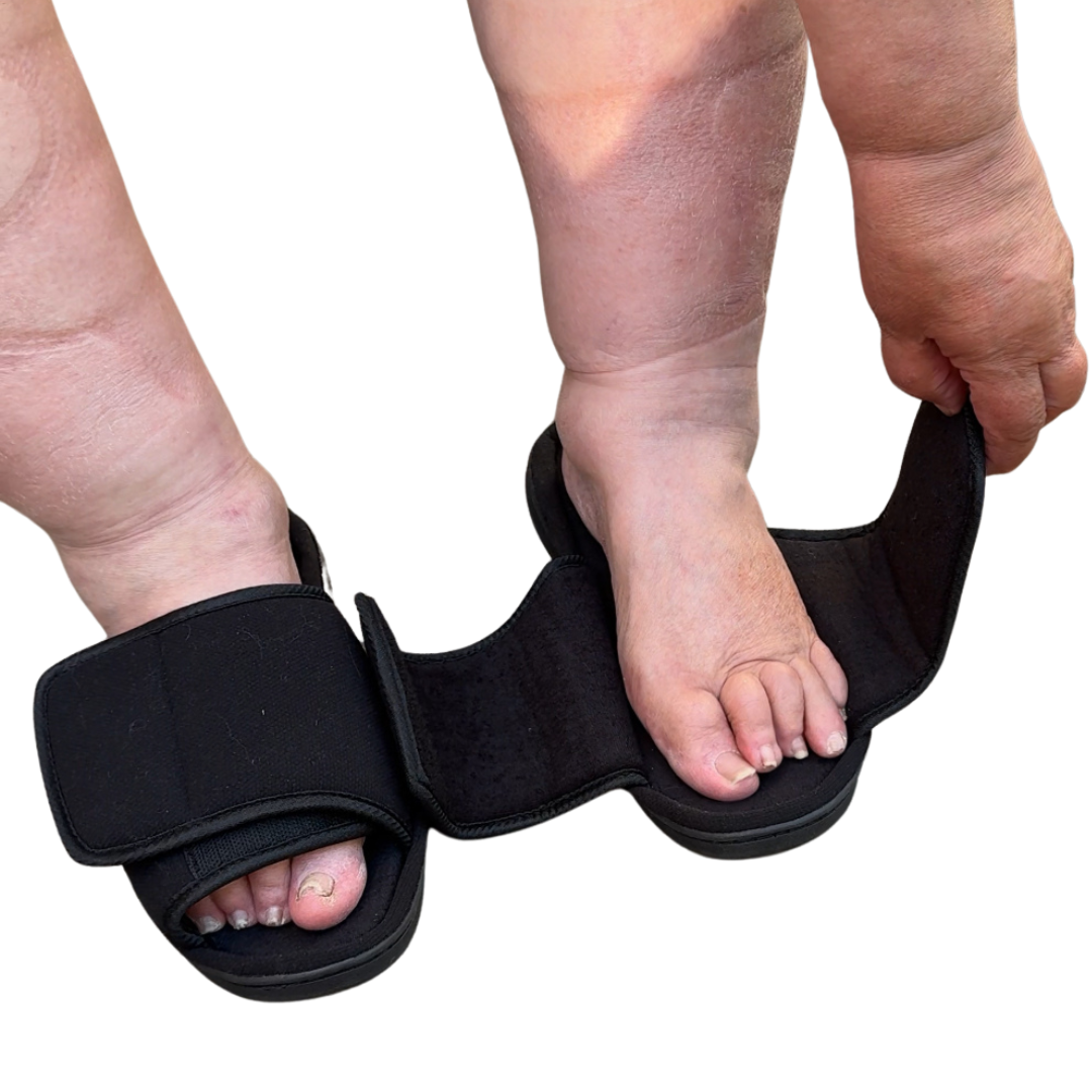 Beltwell® – Extraweite und verstellbare Hausschuhe für geschwollene Füße für Damen und Herren