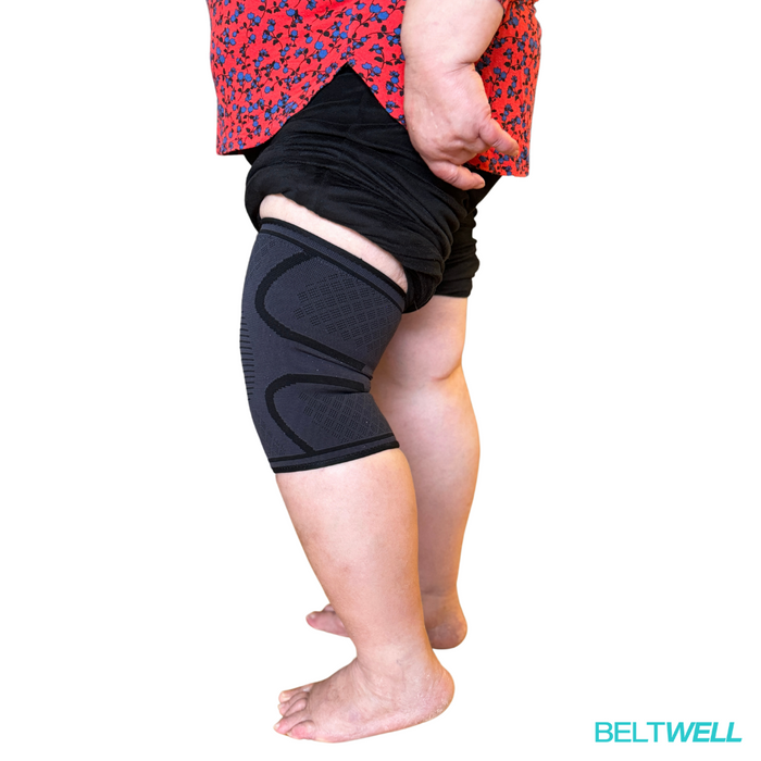 Beltwell® Knee Compression Sleeve | Fits Very Swollen Legs | Buy 1 Get 1 Free