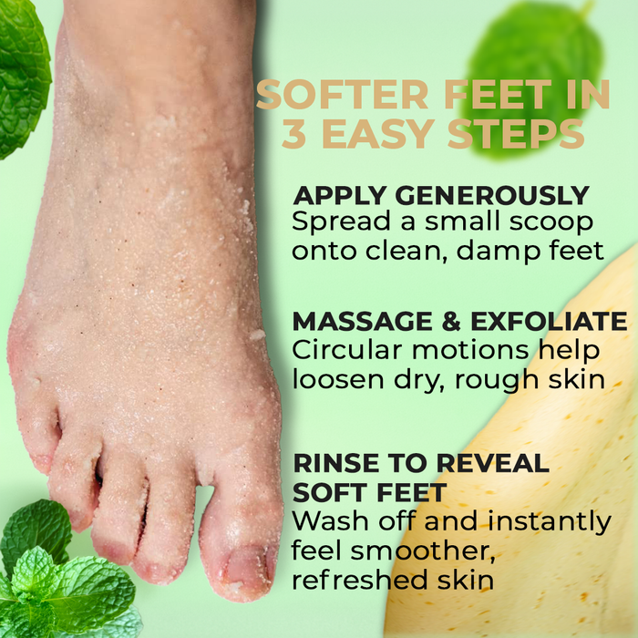 Bein- & Fuß-Peeling zur Reinigung